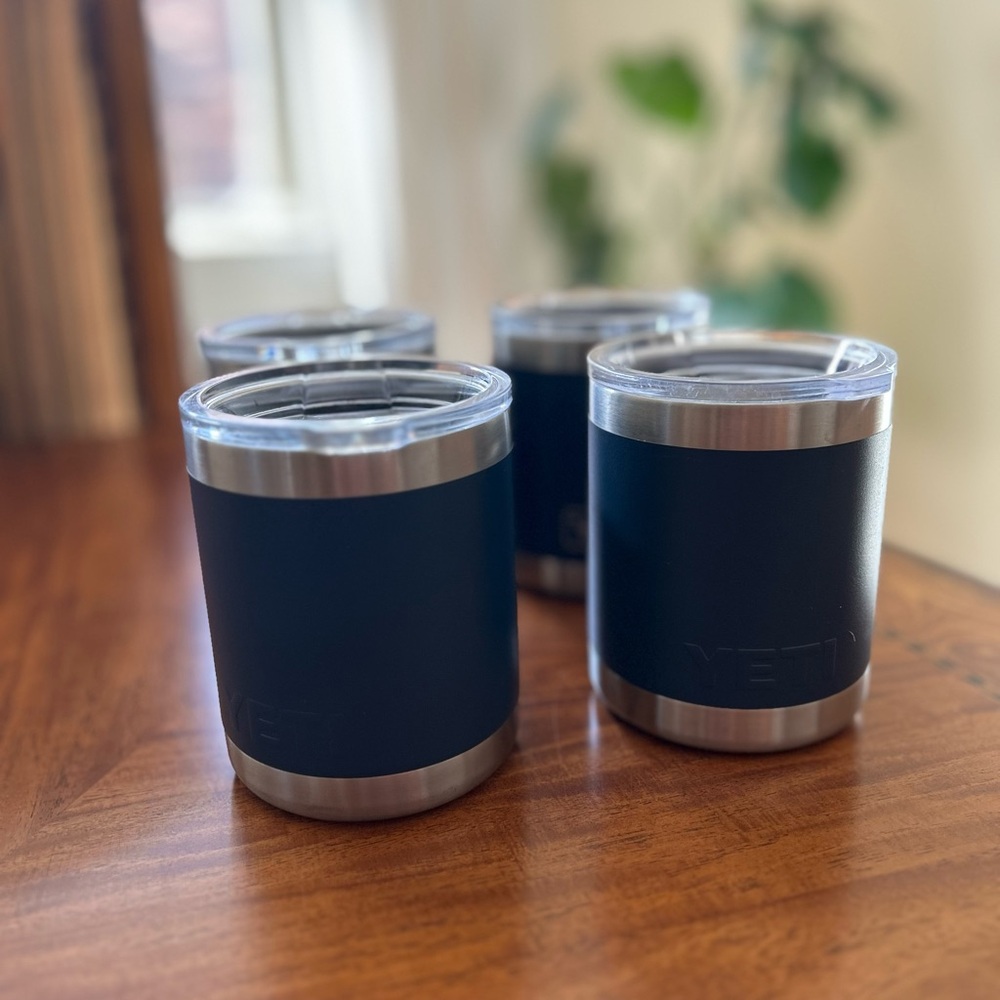 YETI Navy Blue Stainless Steel Tumblers